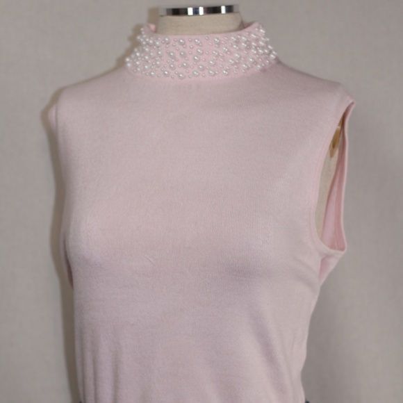 Mercer Street Studio 2 Pc. Pink Beaded Sweater - Picture 10 of 15